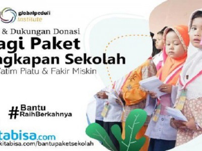 Paket Sekolah Untuk 250 Anak Yatim & Fakir Miskin