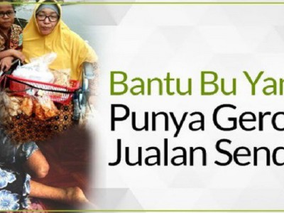 Bantu bu yanti punya gerobak jualan sendiri